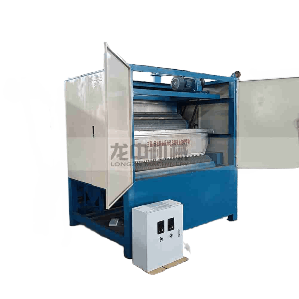 Silica Sand Permanent Magnet Drum Three Rollers Magnetic Separator Machine